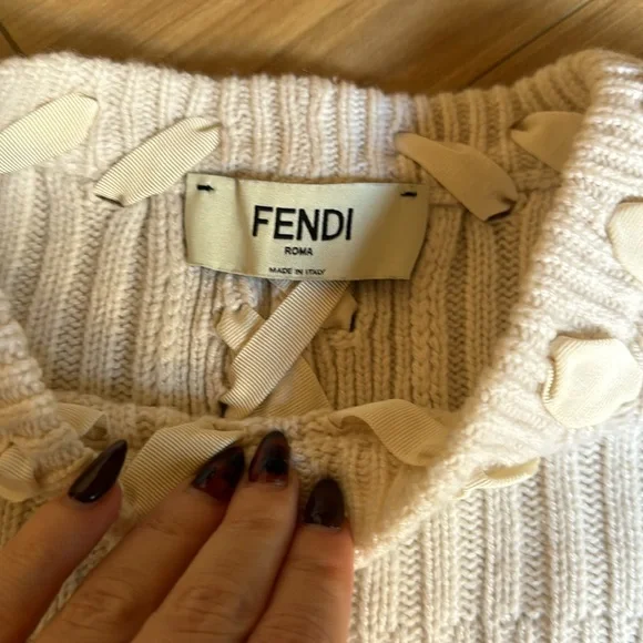 Fendi Knit with ribbon Sweater